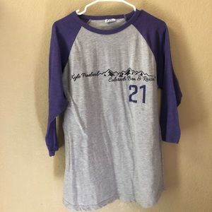 Colorado Rockies Baseball Tee